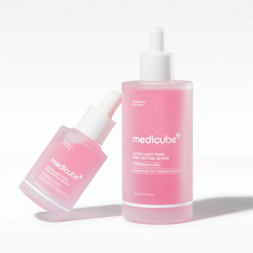 [NEW] [medicube] Ultra Light PDRN Pink Peptide Serum | Lightweight Hydrating Serum with Salmon PDRN & Hyaluronic Acid | Fast-Absorbing Glow Care for Skin Clarity | K-Beauty, Korean Skincare (30ml / 1.01 fl. oz.) (110ml / 3.72 oz)